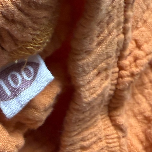 Orange Ruffled Baby Romper - Picture 5 of 5